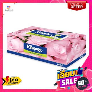 คลีเน็กซ์ ทิชชู่ ลายดอกไม้ (150 แผ่นเดี่ยว) Kleenex Tissue Flower Pattern (150 shee