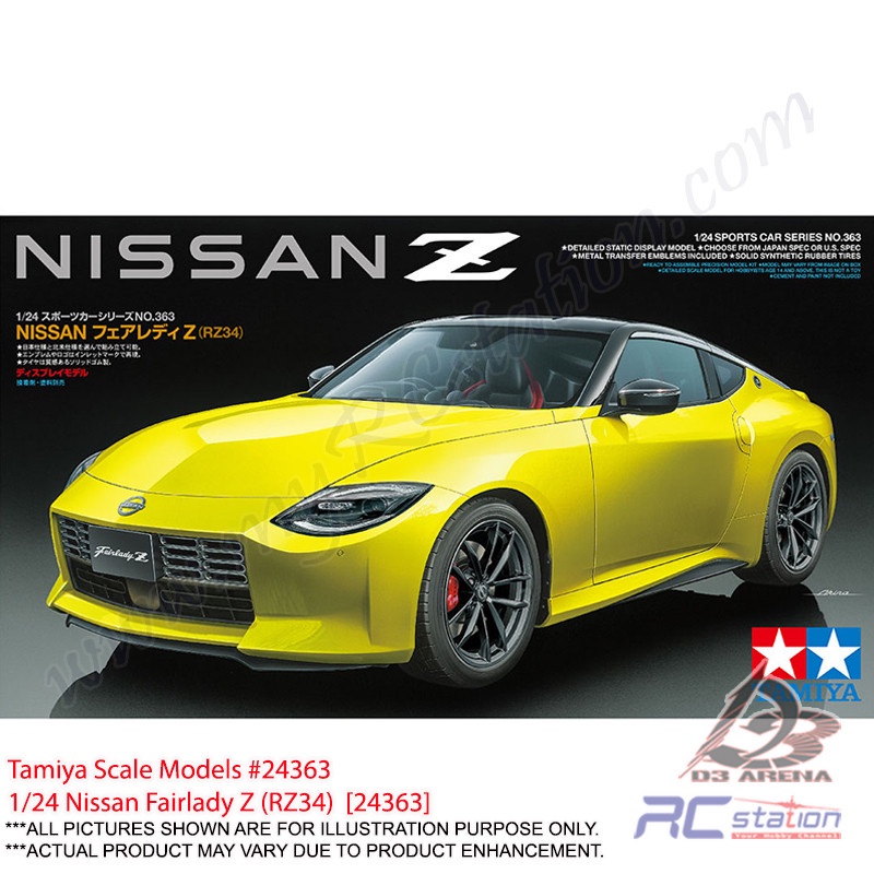 Tamiya Scale Models 24363 - 1/24 Nissan Fairlady Z (RZ34) [24363]