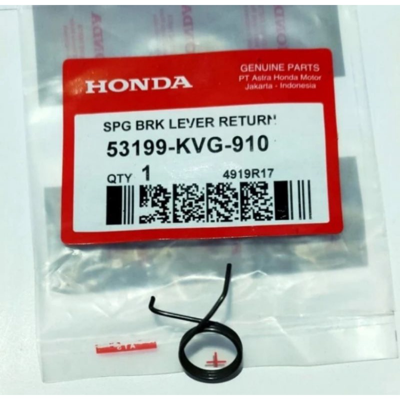 53199-KVG-910 SPRING PIR HANDLE RIGHT BRAKE HANDLE COMBI BRAKE VARIO 125 150 BEAT FI BEAT FI BEAT