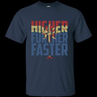 Marvel Captain Marvel Higher Faster Fill Graphic T-Shirt_03