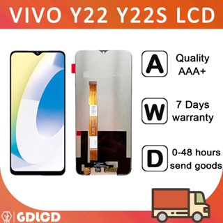 อะไหล่หน้าจอสัมผัส LCD แบบเปลี่ยน สําหรับ Vivo Y22 Y22s V2207 V2206