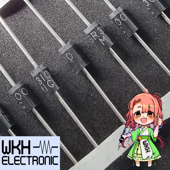 SB3100 SR3100 3A 100V Schottky Barrier Rectifier ไดโอด SB 3100 SR 3100 DO-27