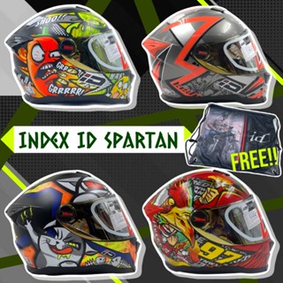 ราคา[ใส่โค้ด PAKNR6 ลด65฿] หมวกกันน็อค INDEX ID SPARTAN