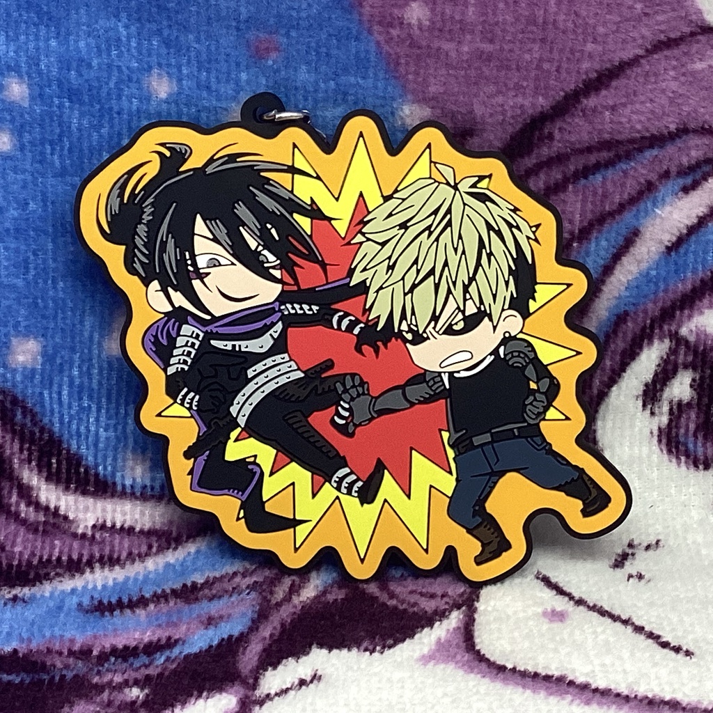 พวงกุญแจยาง - Genos &amp; Sonic - Hero Fight rubber strap - One Punch Man