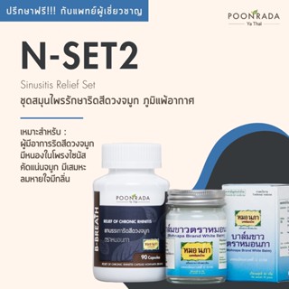 N-Set2 สมุนไพรรักษาริดสีดวงจมูก โพรงไซนัสอักเสบ