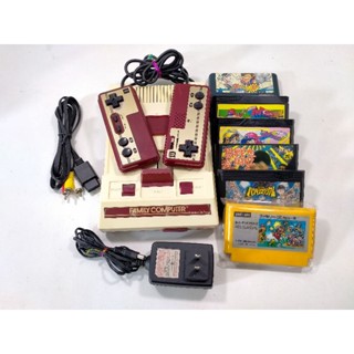 Famicom แท้ Japan AV Super SFC  ชุดไฟไทยพร้อมเล่น แถมตลับแบบสุ่ม5เกม