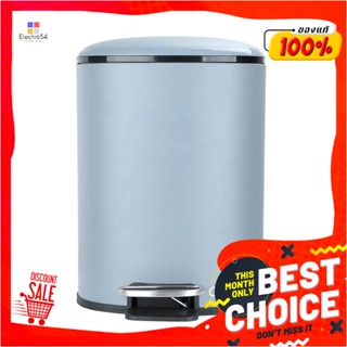 ROUND ถังขยะเหยียบกลม ACCO MILD SOFT CLOSE ขนาด 12L สีเทาROUND DUSTBIN PEDAL ACCO MILD SOFT CLOSE 12L GRAY