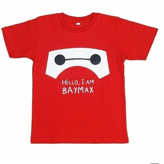 Hello I AM BIG HERO 6 BAYMAX COMBED 30S / DISTRO / ผู้ชาย ผู้หญิง /