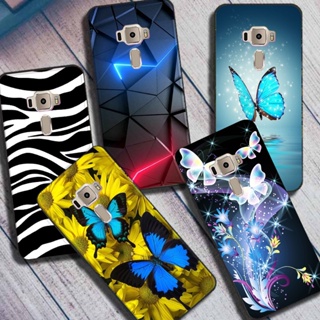 เคสโทรศัพท์ซิลิโคน TPU แบบนิ่ม ลายผีเสื้อ สําหรับ Asus Zenfone 3 ZE552KL Zenfone3 Z012DB Z012D Z012DA