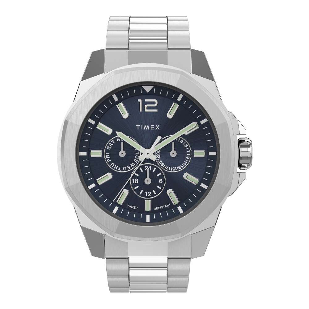 Timex TW2V43300 TREND ESSEX นาฬิกาข้อมือผู้ชาย สายสแตนเลส หน้าปัด 44 มม.