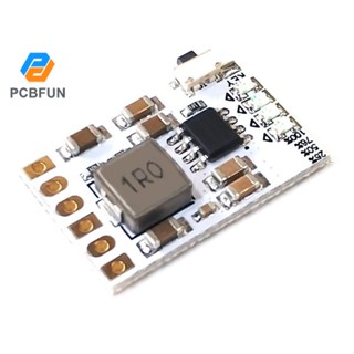 Pcbfun โมดูลชาร์จแบตเตอรี่ลิเธียม 2A 5V สําหรับบอร์ดโมดูล PCB 18650