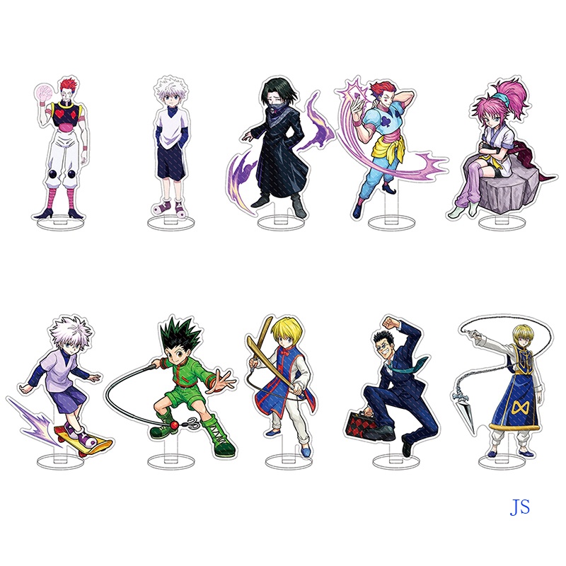 Js โมเดลฟิกเกอร์อะคริลิค รูปอนิเมะ Hunter X Hunter Hisoka Killua Zoldyck ขนาด 15 ซม. ของเล่นสําหรับเด็ก 1 ชิ้น