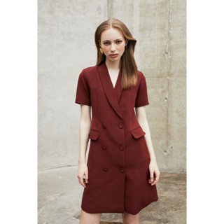 MAVE เดรส รุ่น Grace Dress Suit Burgundy