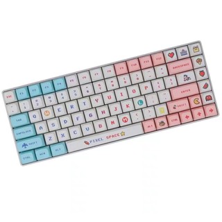 X XDA ปุ่มกดคีย์บอร์ด PBT Pixel Wars น่ารัก ไม่ซ้ําใคร