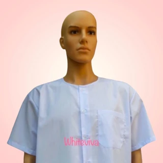 🙏🏻ของแท้/ถูกสุด‼️ ชุดขาวรัตนาภรณ์ ถือศีล ปฏิบัติธรรม เบอร์ ​SS , S , M , L , XL , XXL , 3XL , 4XL และ 5XL ของแท้ 100%