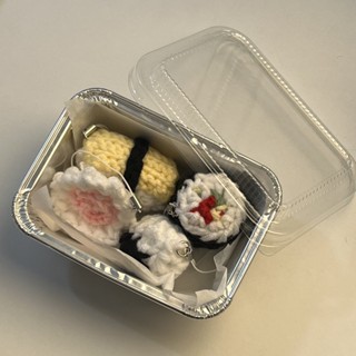 ✳︎ พร้อมส่ง พวงกุญแจSet sushi 🍣