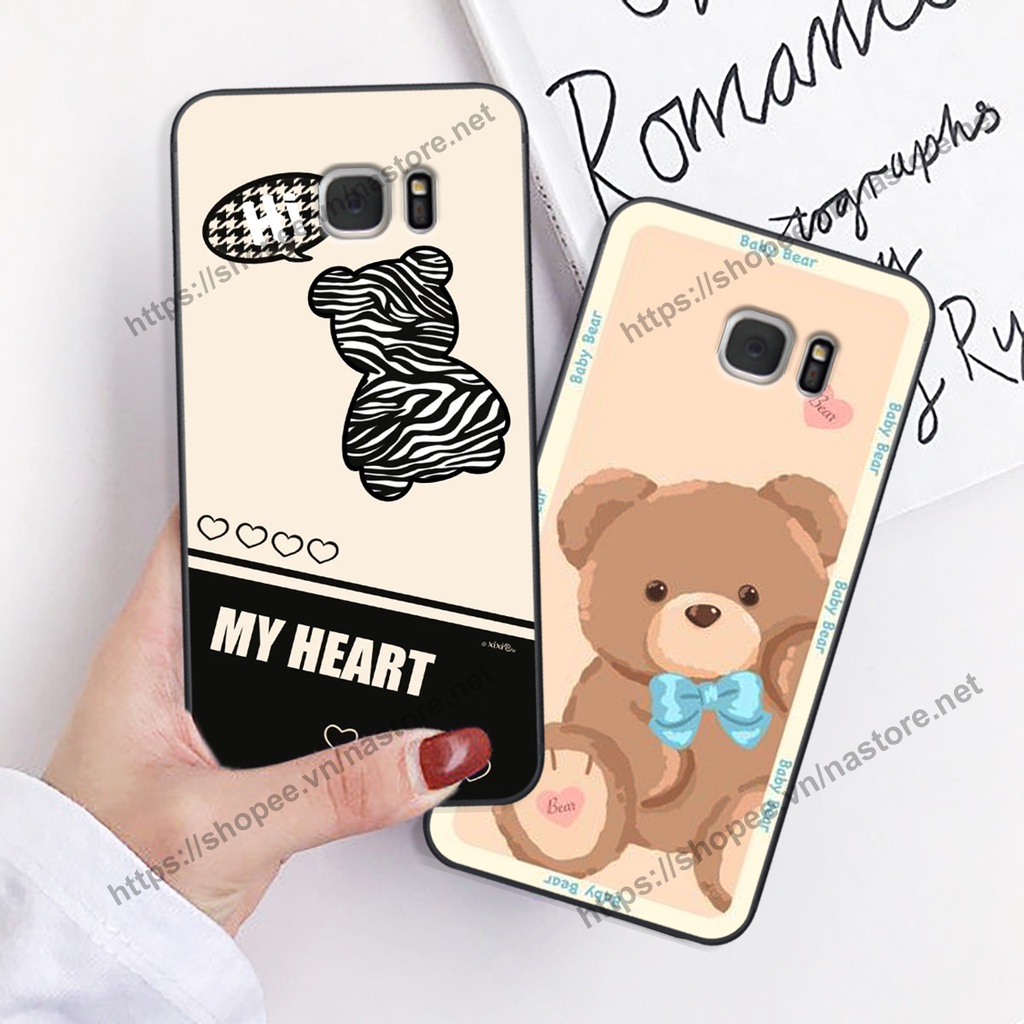 เคส Samsung S6 / S6 EDGE / S7 / S7 EDGE ลายการ์ตูนหมีล่าสุด 2023 น่ารักและราคาถูก