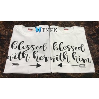 BLESSED couple shirt  HIGH QUALITY COTTON CASH ON DELIVERY TRENDY SHIRT TEES_02