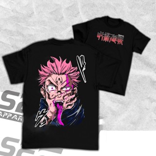 Jujutsu Kaisen Shirt Ryomen Sukuna T Shirt Japanese Anime T Shirt Double Sided Graphic Print For Men_02