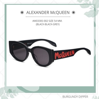 แว่นกันแดด ALEXANDER MCQUEEN : AM0330S 002 SIZE 54 MM. (BLACK-BLACK-GREY)