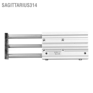 Sagittarius314 กระบอกลมนิวแมติกพร้อมแกนนำ 3 อันสำหรับฮาร์ดแวร์อลูมิเนียมชนิด SMC MGPM16X75