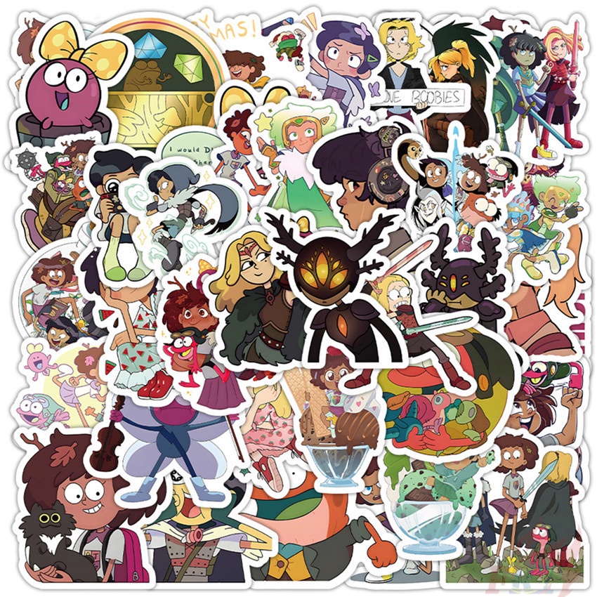 ❉ สติกเกอร์ Amphibia Series 03 ❉ สติกเกอร์แฟชั่น กันน้ํา DIY 55 ชิ้น/เซต