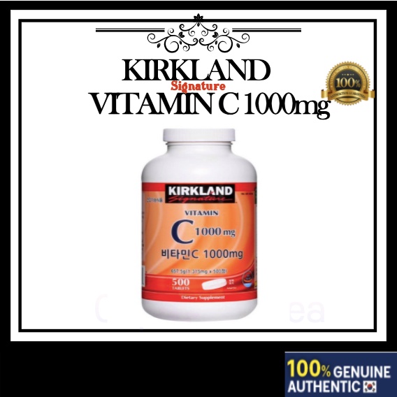 ! พร้อมสต็อก - Kirkland Signature Vitamin C 1000 mg