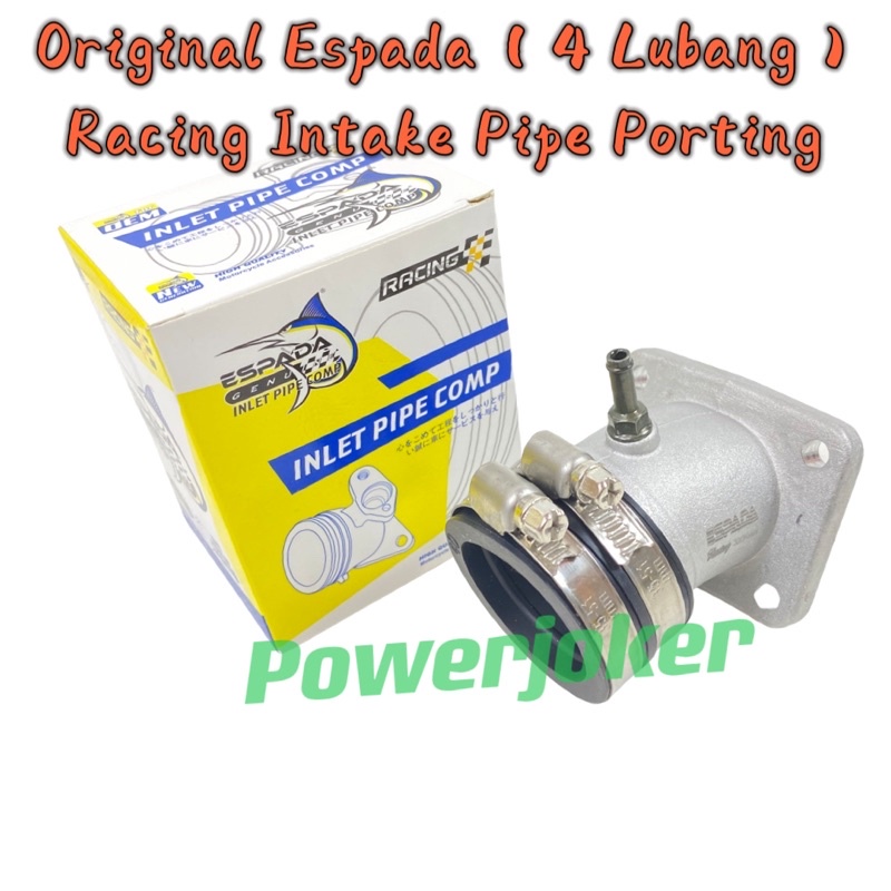 LC135 LC 135 ใหม่ (หัว Y15 ถึง LC135 & หัว LC135 ถึง LC135)4 Lubang Racing ท่อไอดี Porting 32 มม. 34