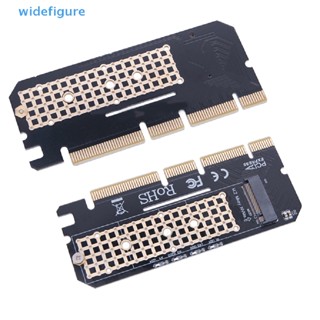 Widefigure อะแดปเตอร์การ์ดอินเตอร์เฟซ m.2 SSD เป็น PCIE 3.0 X16 m Key สําหรับ PCIE NVMe e m.2 SSD Nice