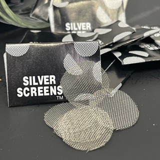 💖พร้อมส่ง💖Silver screens ตะแกรง แผ่นตะแกรง ตัวกรอง แผ่นรองดอก แผ่นสกีน แผ่นสกรีน