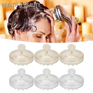 Health &amp; beauty แปรงแชมพู 3 ชิ้นแบบพกพาตามหลักสรีรศาสตร์ขจัดรังแค Exfoliating Scalp Massager Scrubber สำหรับดูแลเส้นผม