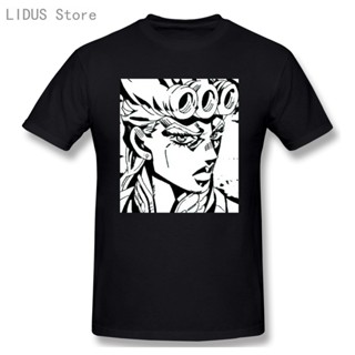 T-ShirtLafq เสื้อยืดแขนสั้น พิมพ์ลายอนิเมะ Jojo Bizarre Adventure สไตล์ญี่ปุ่น เรโทร แฟชั่น สําหรับผู้ชาย 001 NIVC S-5XL