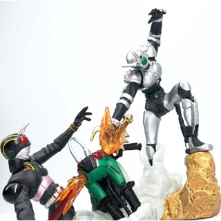 Bandai Masked Rider Imagination 3 kamen rider Black VS Shadowmoon Diorama โมเดล มาสค์ไรเดอร์ งานฉาก คาเมนไรเดอร์ HG