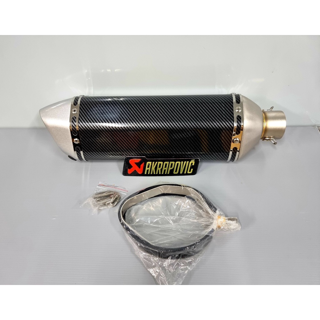 ลดล้างสต๊อก ปลายท่อ  Akapovic ตัวใหญ่ ยาว 18 นิ้ว สูง 5 นิ้ว งานดีมาก มีสีให้เลือก - รูปที่ 2