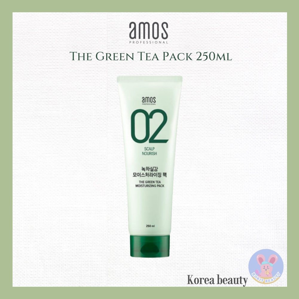 [AMOS] The Green Tea Pack 250ml hair loss / anti hair loss / hair loss serum / amos / amos shampoo / amos professional / hair pack