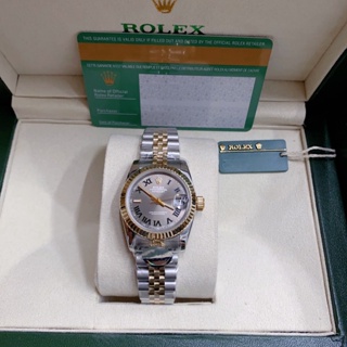 นาฬิกาข้อมือ Ro lex datejust งานออริเทียบแท้  size 31 mm  ระบบ ออโต้