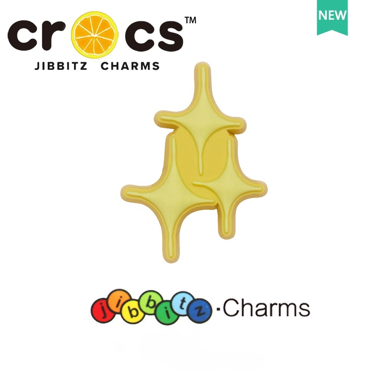 JIBBITZ cross charms ตัวติดรองเท้า ดอกไม้สายรุ้ง ตัวติดรองเท้า cross