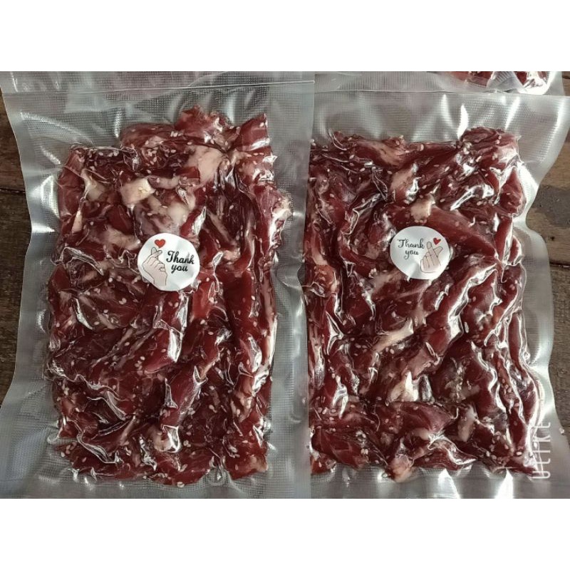 หมูแดดเดียวขนาด 500 กรัมได้ 2 แพค=1กิโลกรัม รูปที่ 3