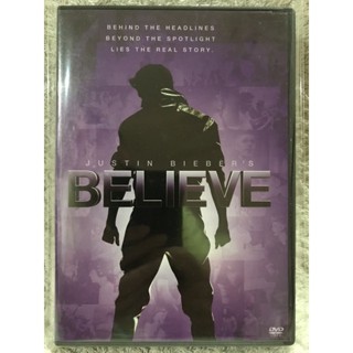 DVD Justin Birber’s Belive. ดีวีดี จัสติน บีเบอร์ บีลีฟ เดอะมูฟวี่ (แนวแอคชั่น/ดนตรี/สารคดี)