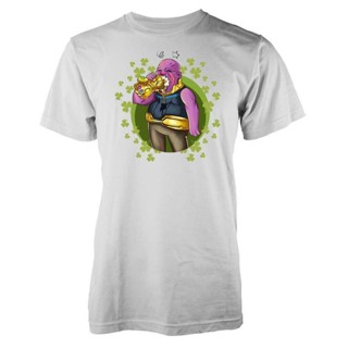 Top Sale Thanos Beer Drunk Irish Clover Infinity Gautlet T Shirt Design Comics Tee_01