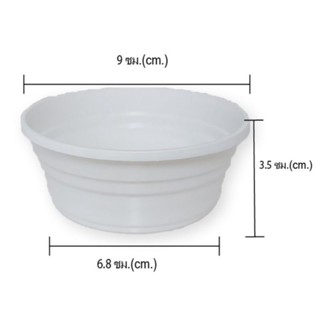 ถ้วยไอศครีม ถ้วยไอศกรีม สีขาว ตราเอโร่ ขนาด 5.5 ออนซ์ แพ็คละ 50 ใบ Ice Cream Bowl/ aro