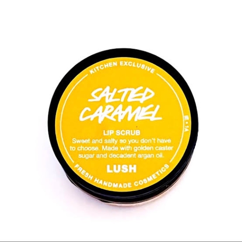 LUSH Salted Caramel Lip Scrub 20g Shopee Thailand