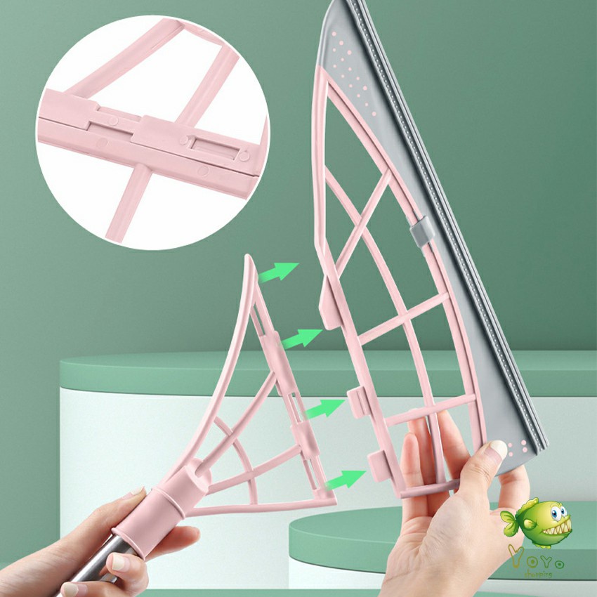 YOYO ไม้ปาดน้ำ แผ่นซิลิโคน อเนกประสงค์ สามารถกวาดได้ทั้งเเบบเเห้ง ​เเละเเบบเปียก หัวซิลิโคนนิ่ม Silicone broom