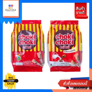 Choki Choki(โชกี้ โชกี้) Choki Choki Chocolate Cream refill โชกี้ โชกี้ ครีมรสช็อกโกแลต ถุงเติม 400 กรัม (เลือกรสชาติ) C