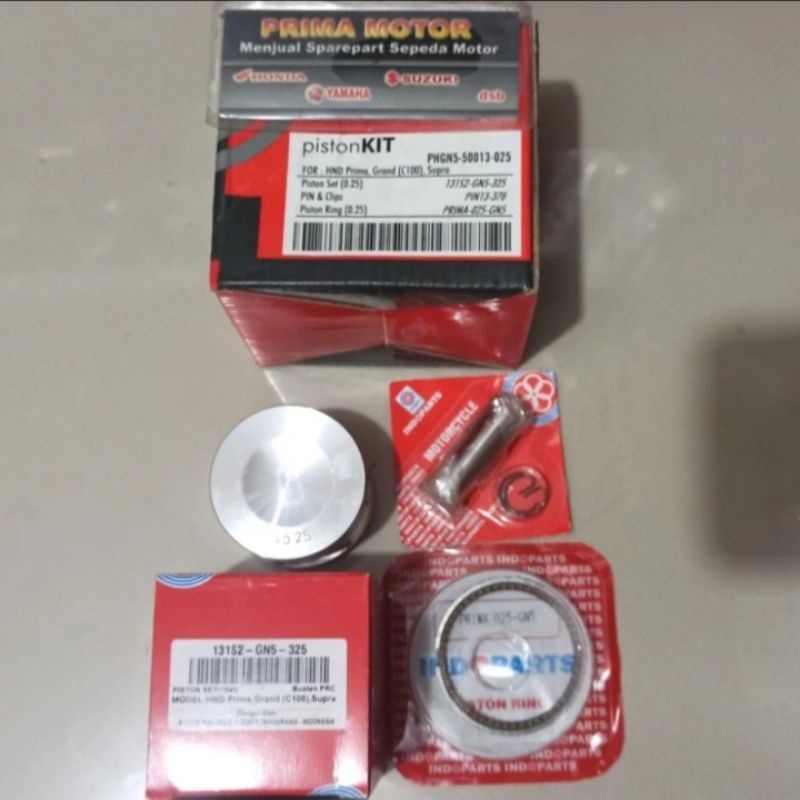 PISTON KIT GRAND SUPRA WIN GN5 OS 25 INDOPARTS