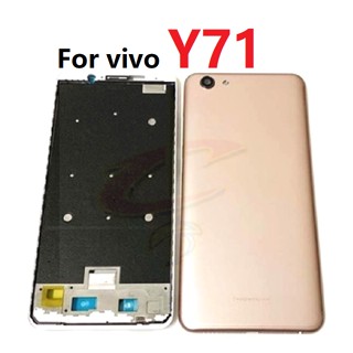 บอดี้ Body ฝาหลัง สําหรับ VIVO Y71 เคสกลาง กรอบหน้าจอ LCD