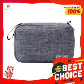 WASH กระเป๋าอุปกรณ์อาบน้ำแบบมีซิป PLIM TRIP สีเทาWASH BAG PLIM TRIP GREY