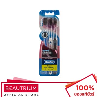 ORAL-B Ultra Thin Black Tea Gum Care Extra Soft Pack 3 แปรงสีฟัน 3pcs