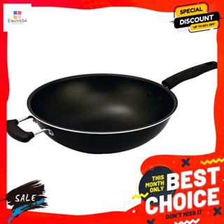 กระทะนอนสติ๊ก มีด้ามจับ ขนาด 32 เซนติเมตร Nonstick pan with handle, size 32 cm.อุปกรณ์ประกอบ