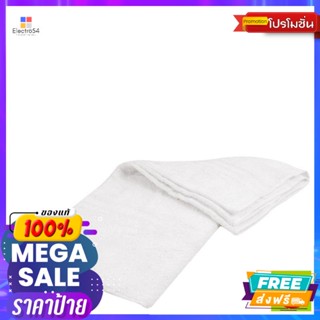 ผ้าขนหนูสีพื้น ขนาด 27 x 54 นิ้ว  สีขาว Solid Color Towel Size 27 x 54 inches Whiteผ้าขนหนู